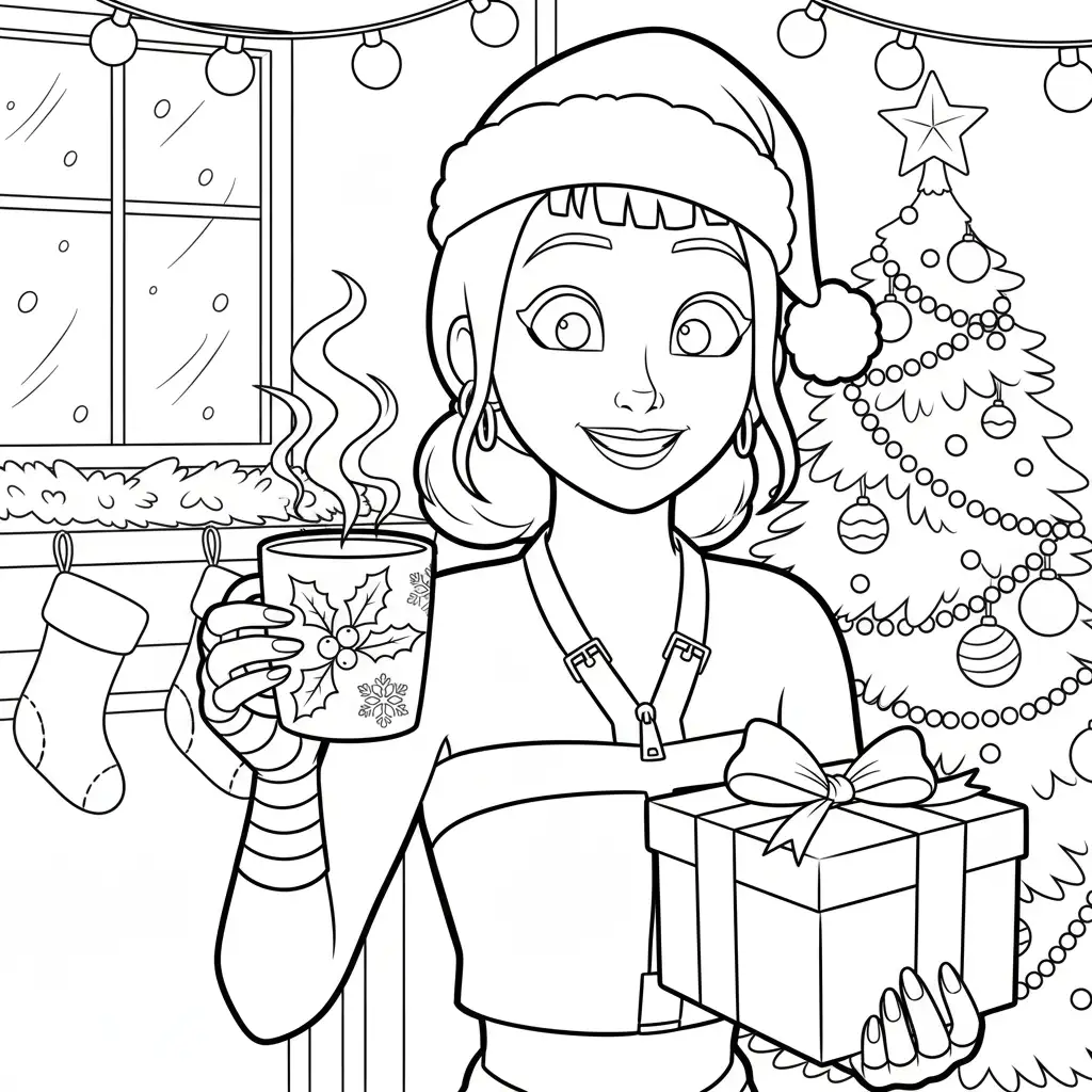 Kleurplaat Kpop Demon Hunters Kerst 54 Kleurplaat Kpop Demon Hunters Kerst 46