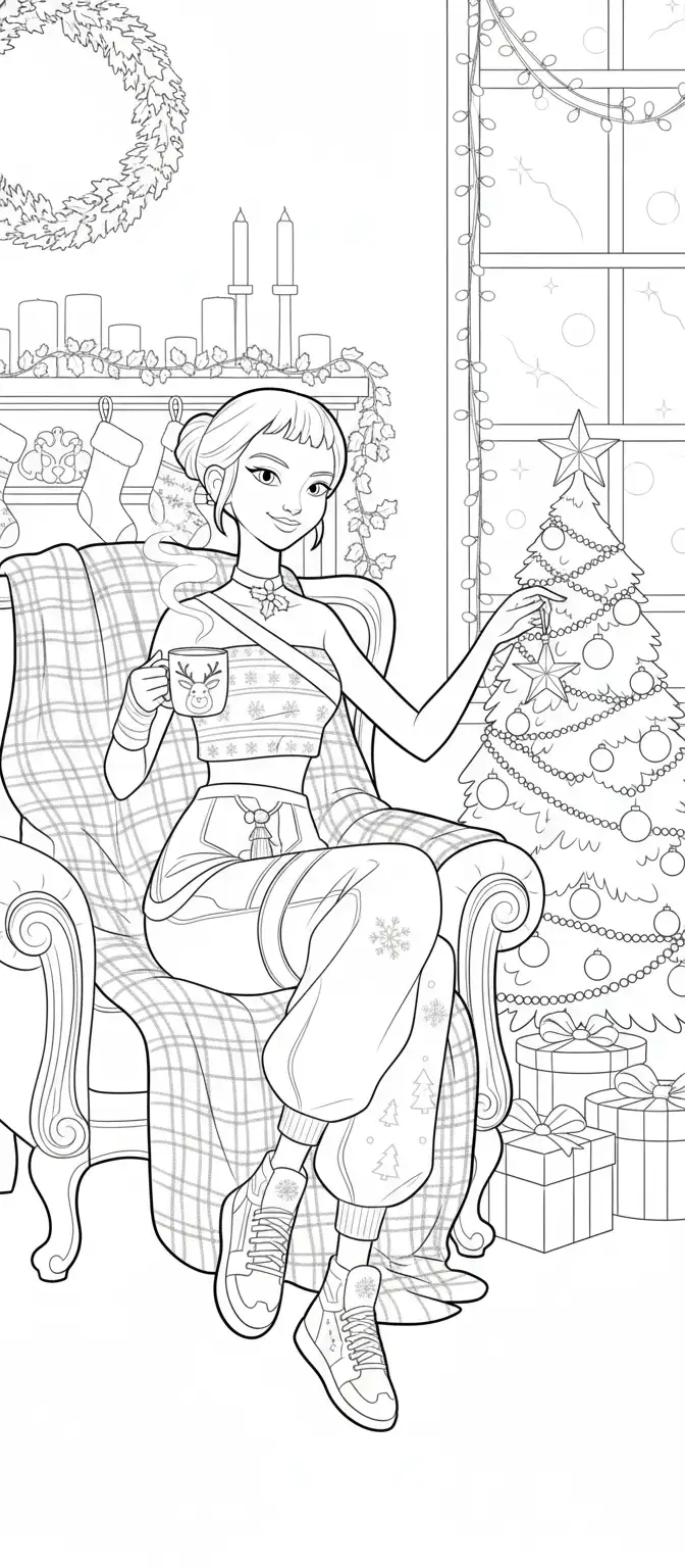 Kleurplaat Kpop Demon Hunters Kerst 55 Kleurplaat Kpop Demon Hunters Kerst 47