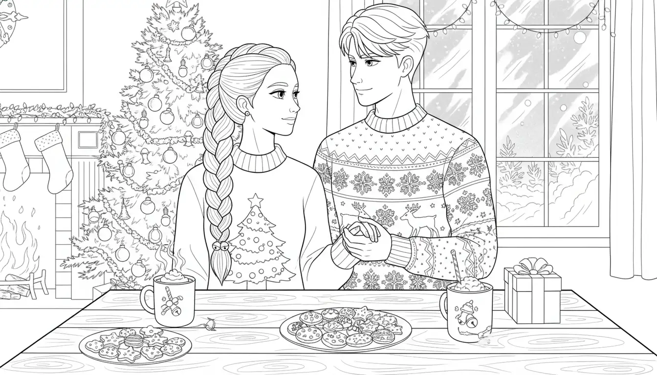 Kleurplaat Kpop Demon Hunters Kerst 11 Kleurplaat Kpop Demon Hunters Kerst 3