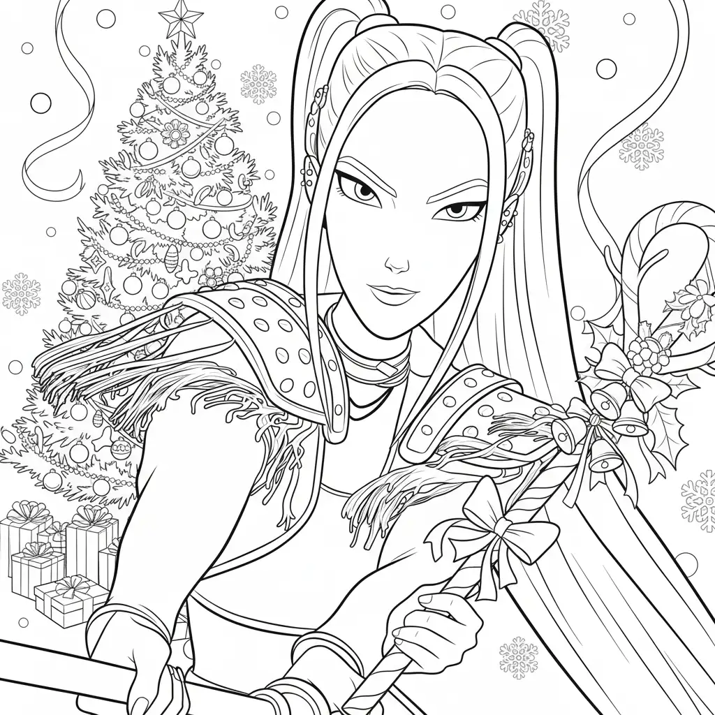 Kleurplaat Kpop Demon Hunters Kerst 56 Kleurplaat Kpop Demon Hunters Kerst 48