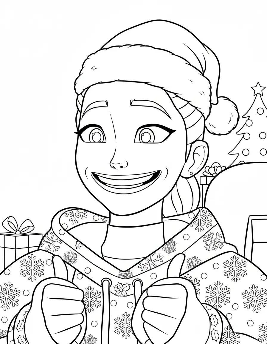 Kleurplaat Kpop Demon Hunters Kerst 14 Kleurplaat Kpop Demon Hunters Kerst 6