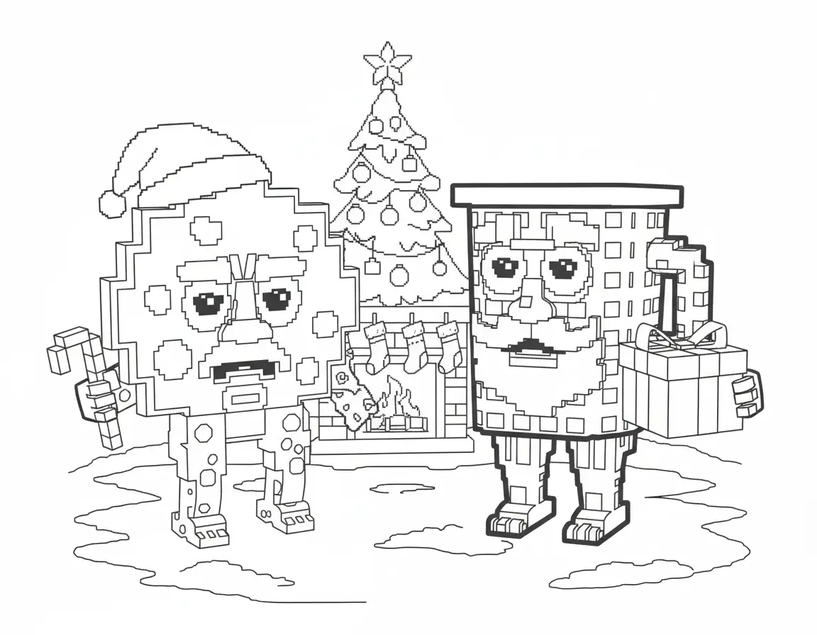 Kleurplaat cookie and milky brainrot 10