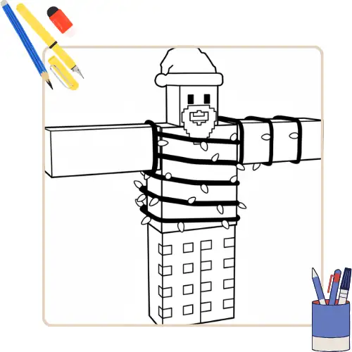 Noobini Santanini Kleurplaat thumbnail