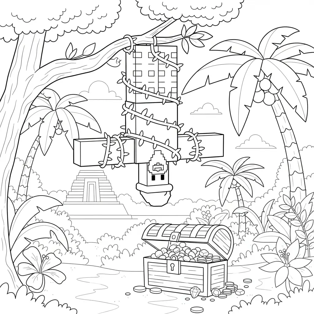 Noobini Santanini Kleurplaat 10 Noobini Santanini Kleurplaat 2