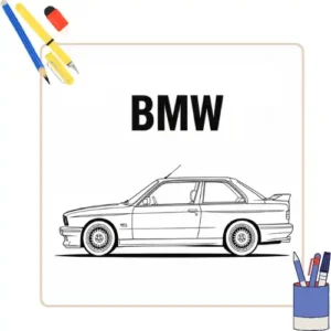 BMW Kleurplaat thumbnail