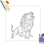 Kleurplaat Origami thumbnail