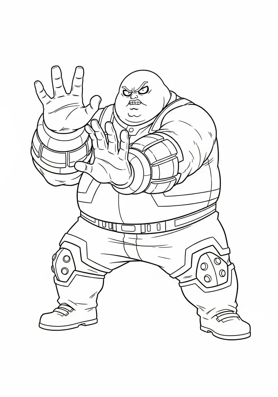 fat gum taishiro toyomitsu verdediging kleurplaat