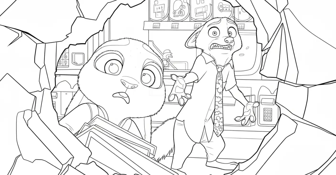 judy en nick geschokt na explosie in winkel