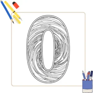 Cijfers 0 Kleurplaat 7 Cijfers 0 Kleurplaat thumbnail