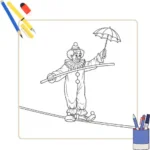 Clown Kleurplaat 4 Clown Kleurplaat thumbnail