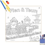 Fien en Teun Kleurplaat 4 Fien en Teun Kleurplaat thumbnail