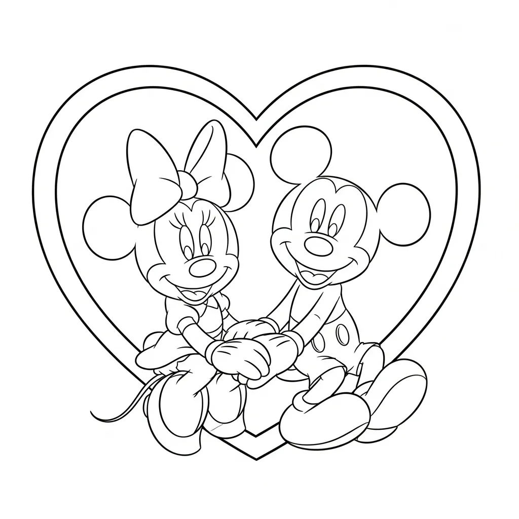 Kleurplaat Minnie Mouse 12 Kleurplaat Minnie Mouse 4