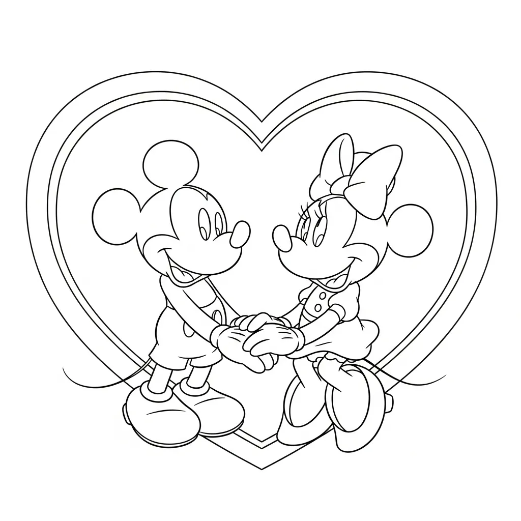 Kleurplaat Minnie Mouse 13 Kleurplaat Minnie Mouse 5
