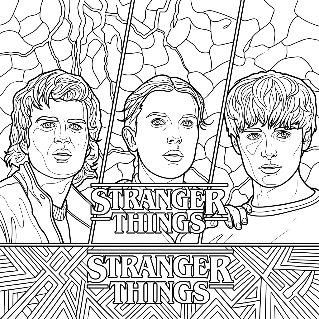 Stranger Things Kleurplaat 28 Stranger Things Kleurplaat 20