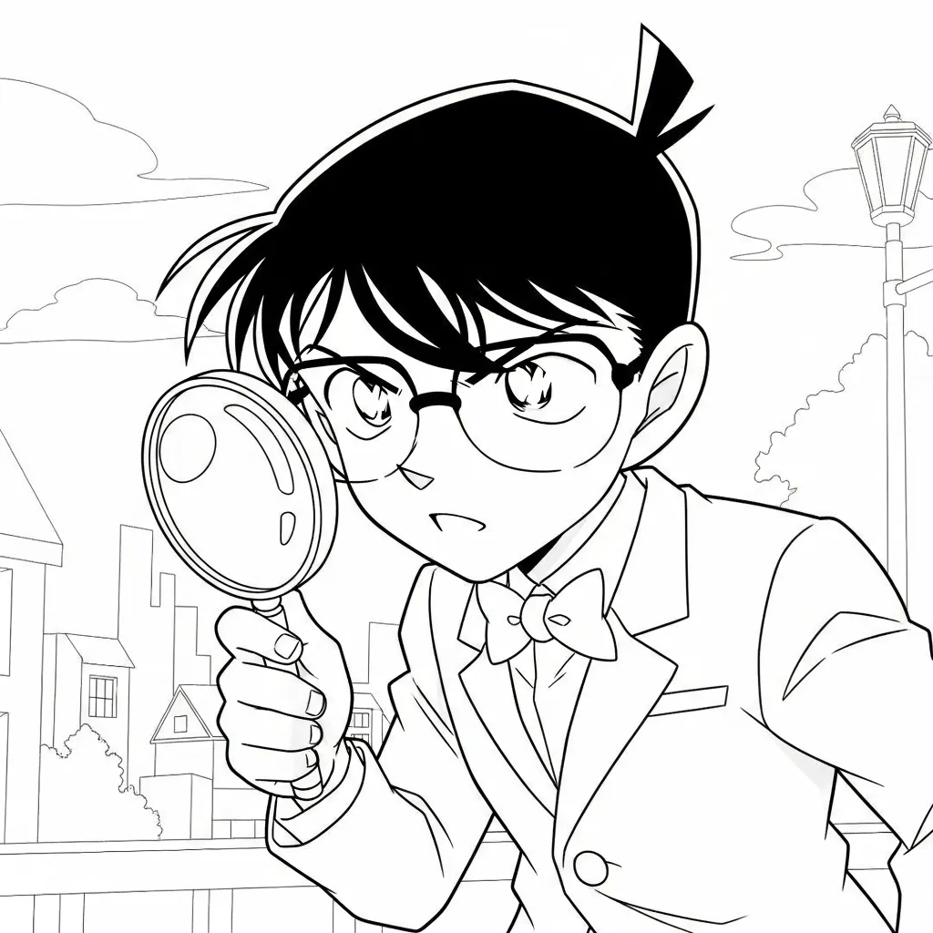 Conan Kleurplaat 15 Conan Kleurplaat 7