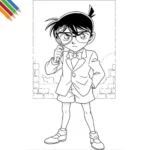 Conan Kleurplaat 4 Conan Kleurplaat thumbnail