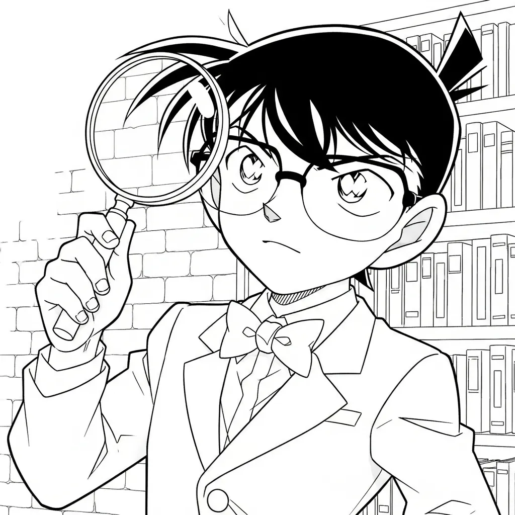 Conan Kleurplaat 8 Conan Kleurplaat