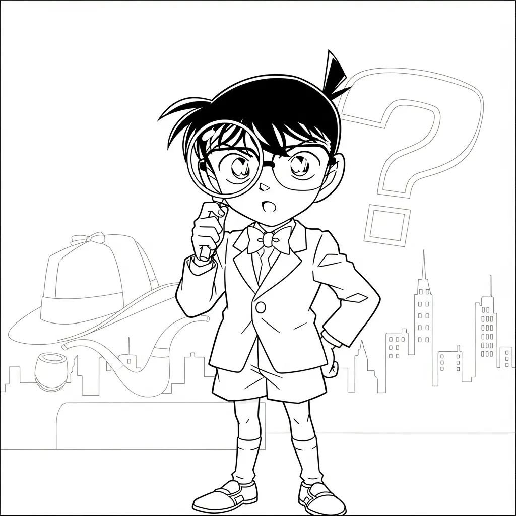 Conan Kleurplaat 9 Conan Kleurplaat 1