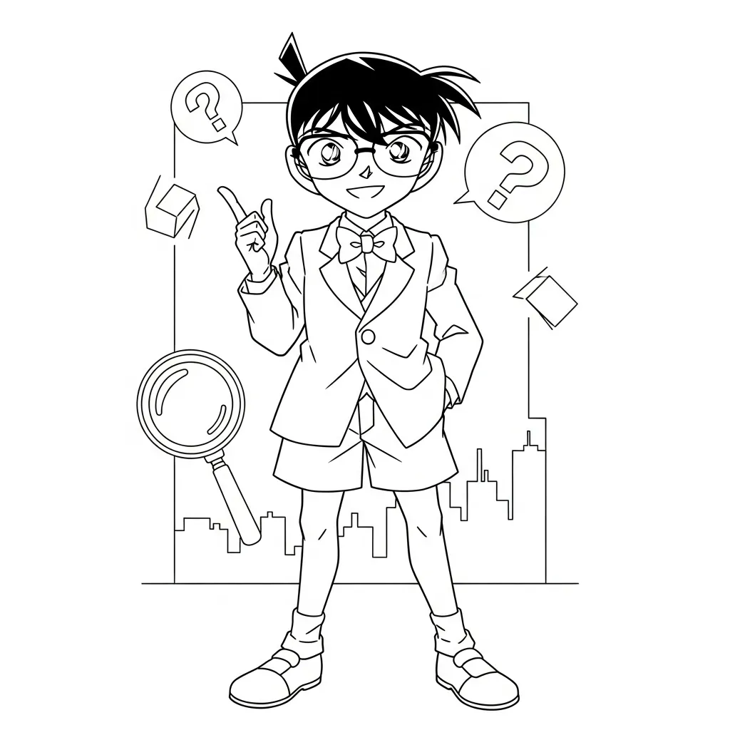 Conan Kleurplaat 10 Conan Kleurplaat 2