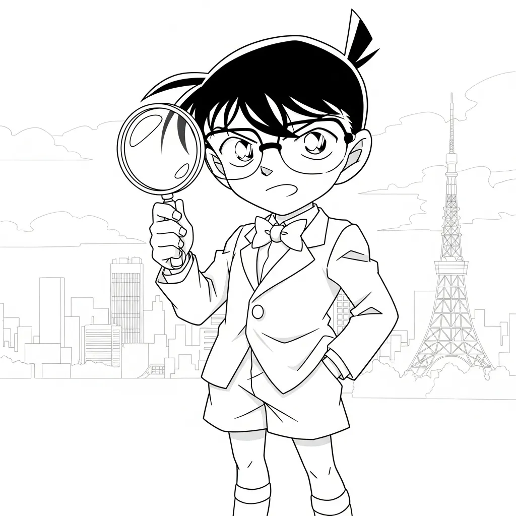 Conan Kleurplaat 11 Conan Kleurplaat 3