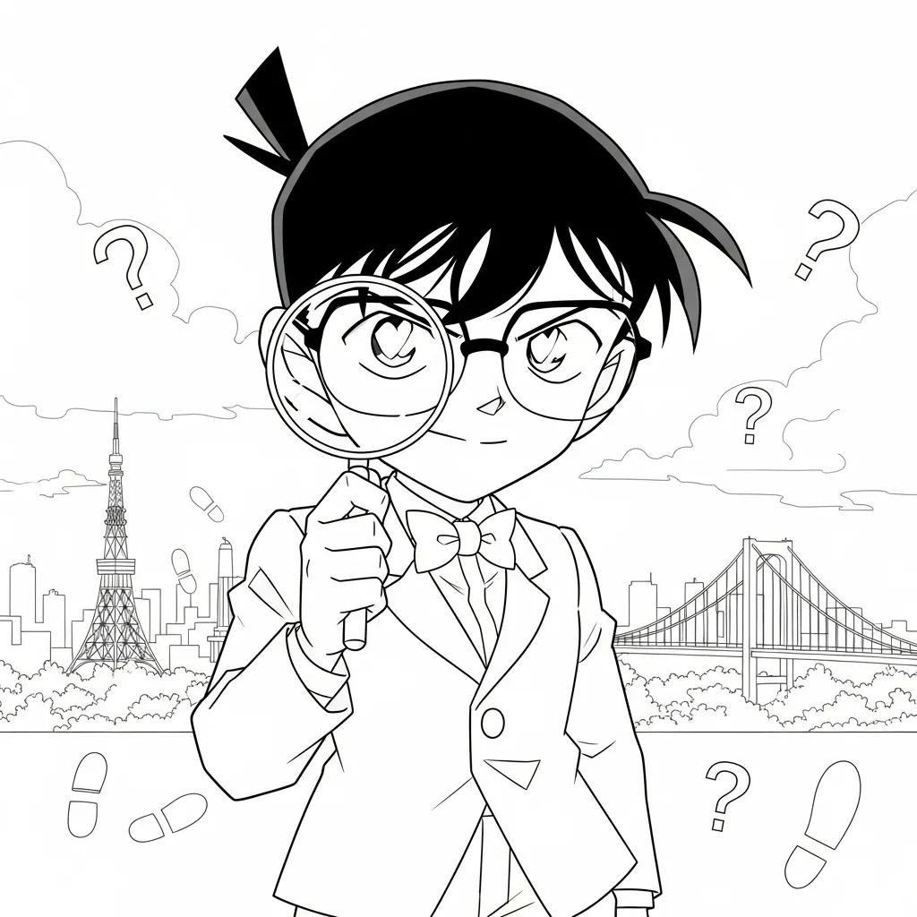 Conan Kleurplaat 13 Conan Kleurplaat 5