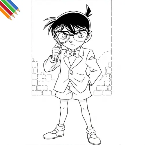 Conan Kleurplaat thumbnail