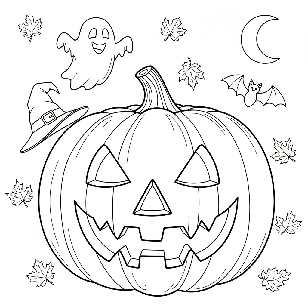 Halloween Pompoen Snijden Kleurplaat 14 Halloween Pompoen Snijden Kleurplaat 6