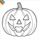 Halloween Pompoen Snijden Kleurplaat 4 Halloween Pompoen Snijden Kleurplaat thumbnail