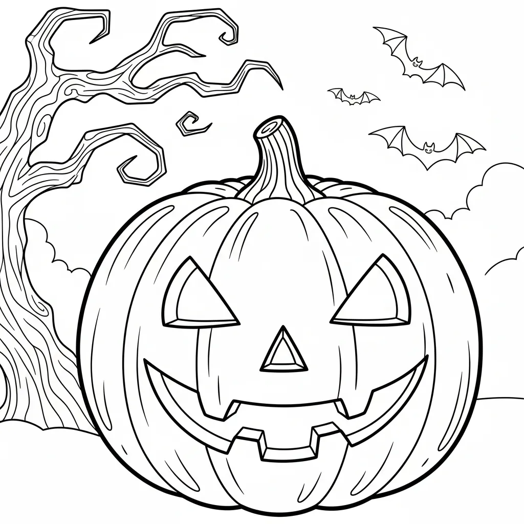 Halloween Pompoen Snijden Kleurplaat 10 Halloween Pompoen Snijden Kleurplaat 2