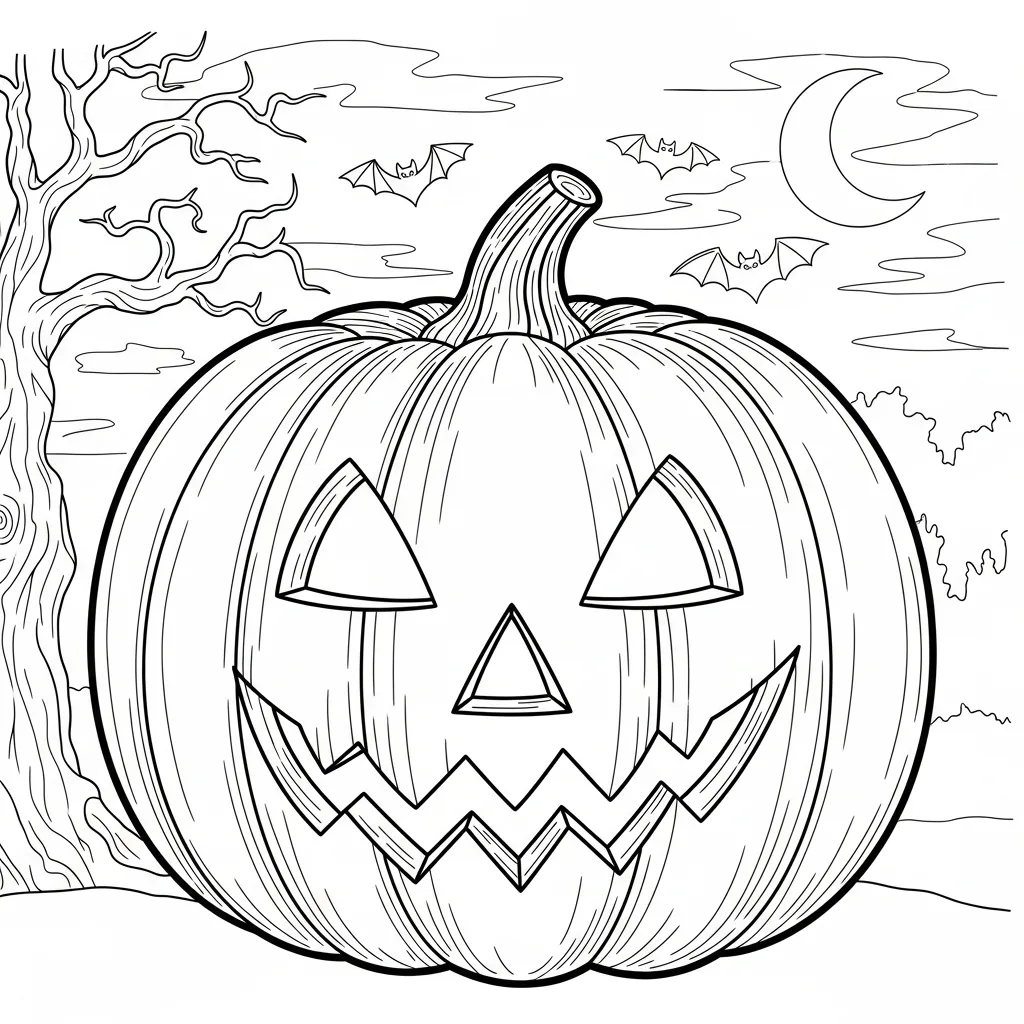 Halloween Pompoen Snijden Kleurplaat 11 Halloween Pompoen Snijden Kleurplaat 3