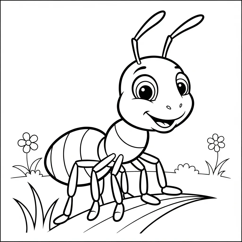 Mier Kleurplaat 16 Mier Kleurplaat 8