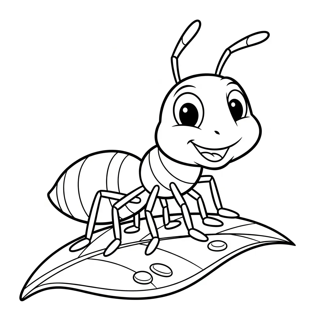 Mier Kleurplaat 10 Mier Kleurplaat 2