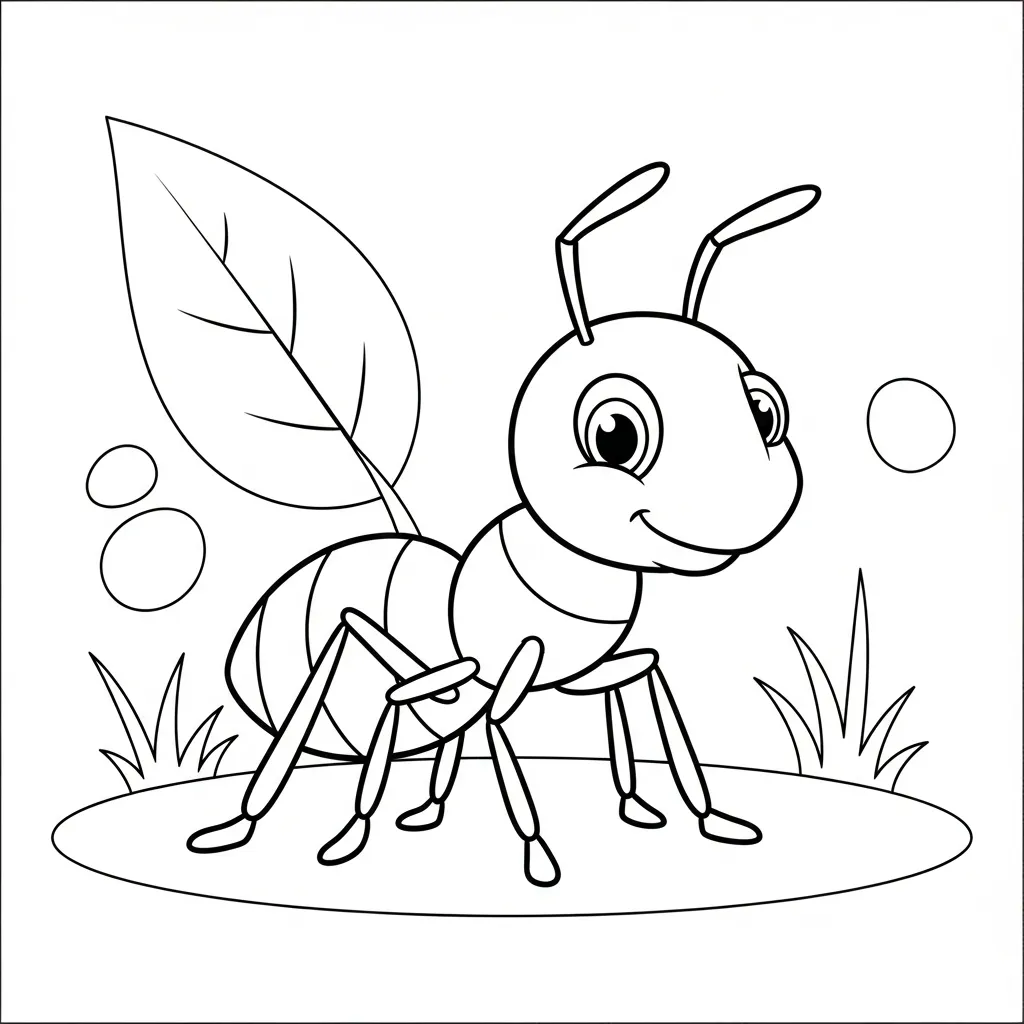 Mier Kleurplaat 12 Mier Kleurplaat 4