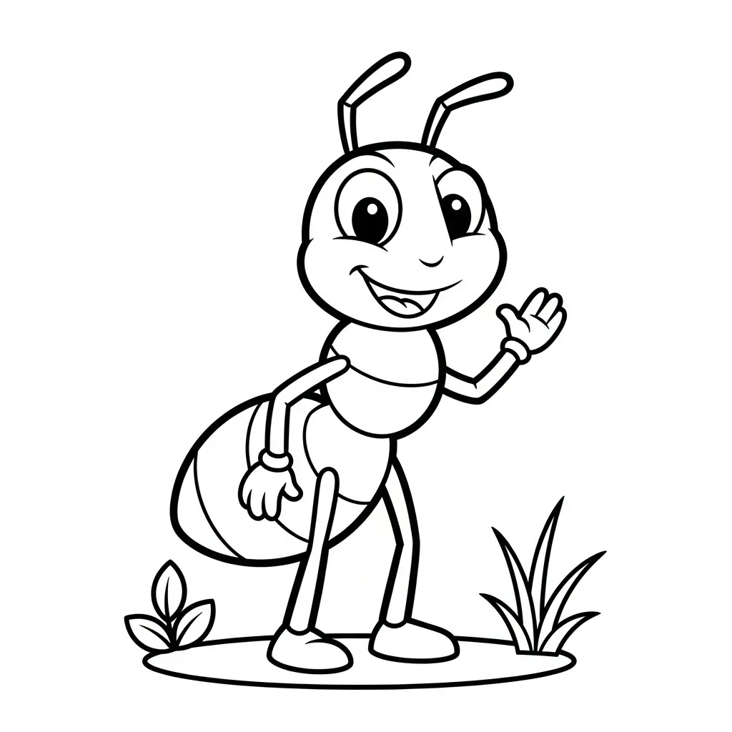 Mier Kleurplaat 13 Mier Kleurplaat 5