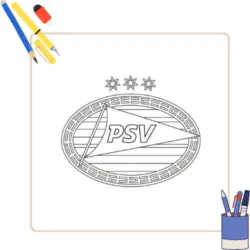 PSV Kleurplaat thumbnail