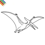 Pterodactyl Kleurplaat 4 Pterodactyl Kleurplaat thumbnail