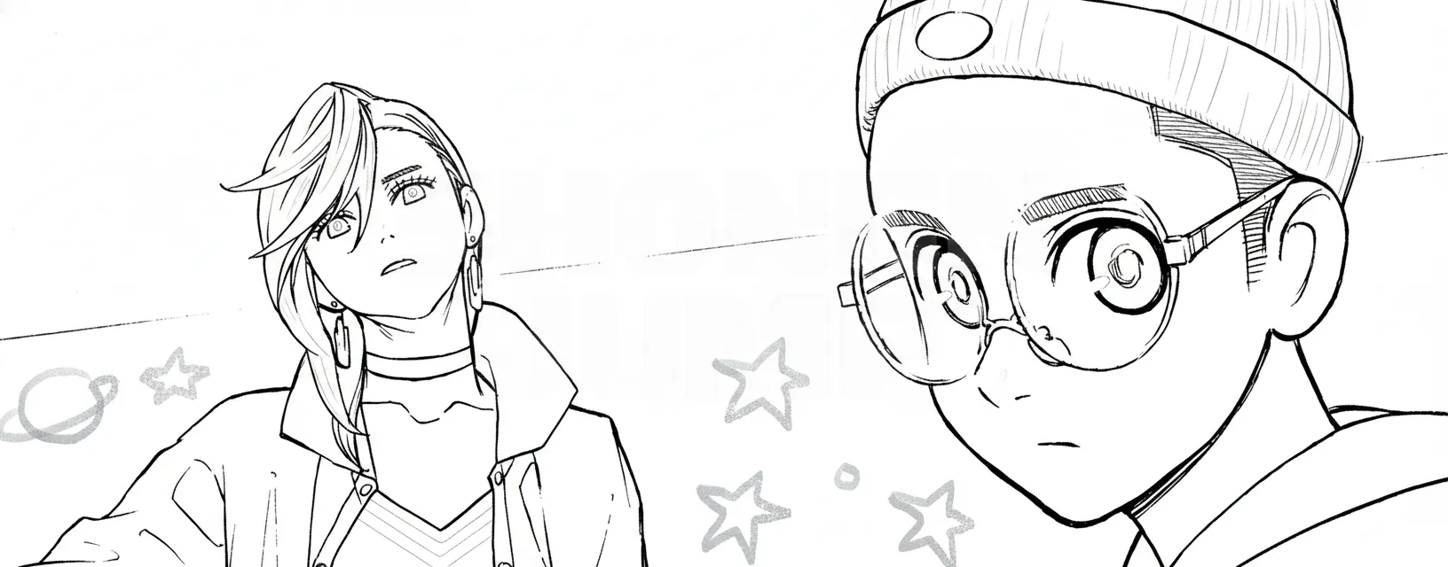 Dandadan Kleurplaat 11