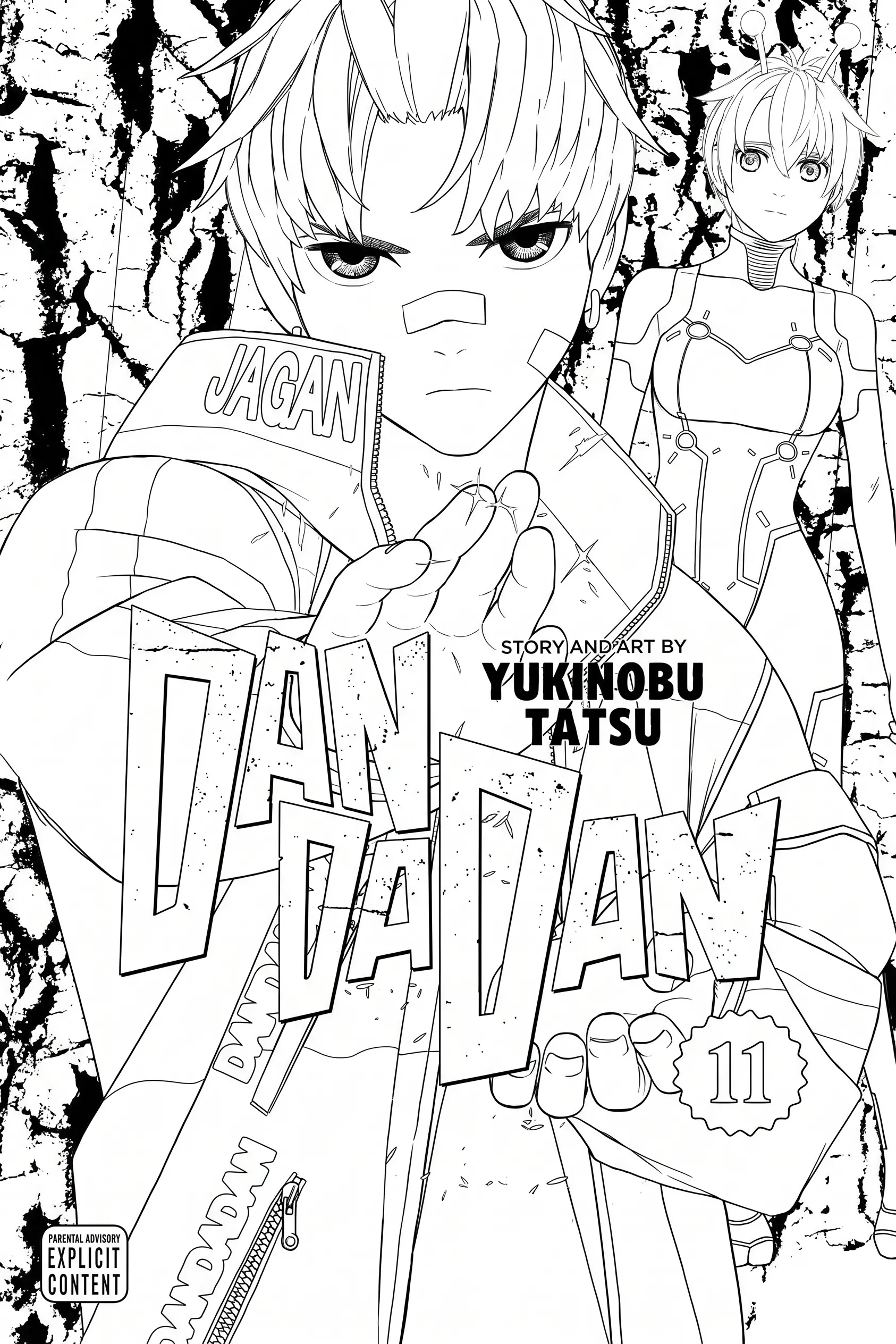 Dandadan Kleurplaat 2