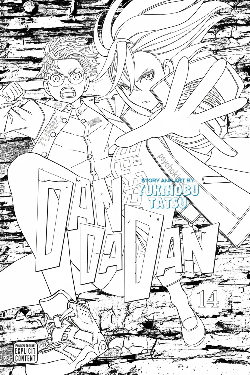 Dandadan Kleurplaat 20