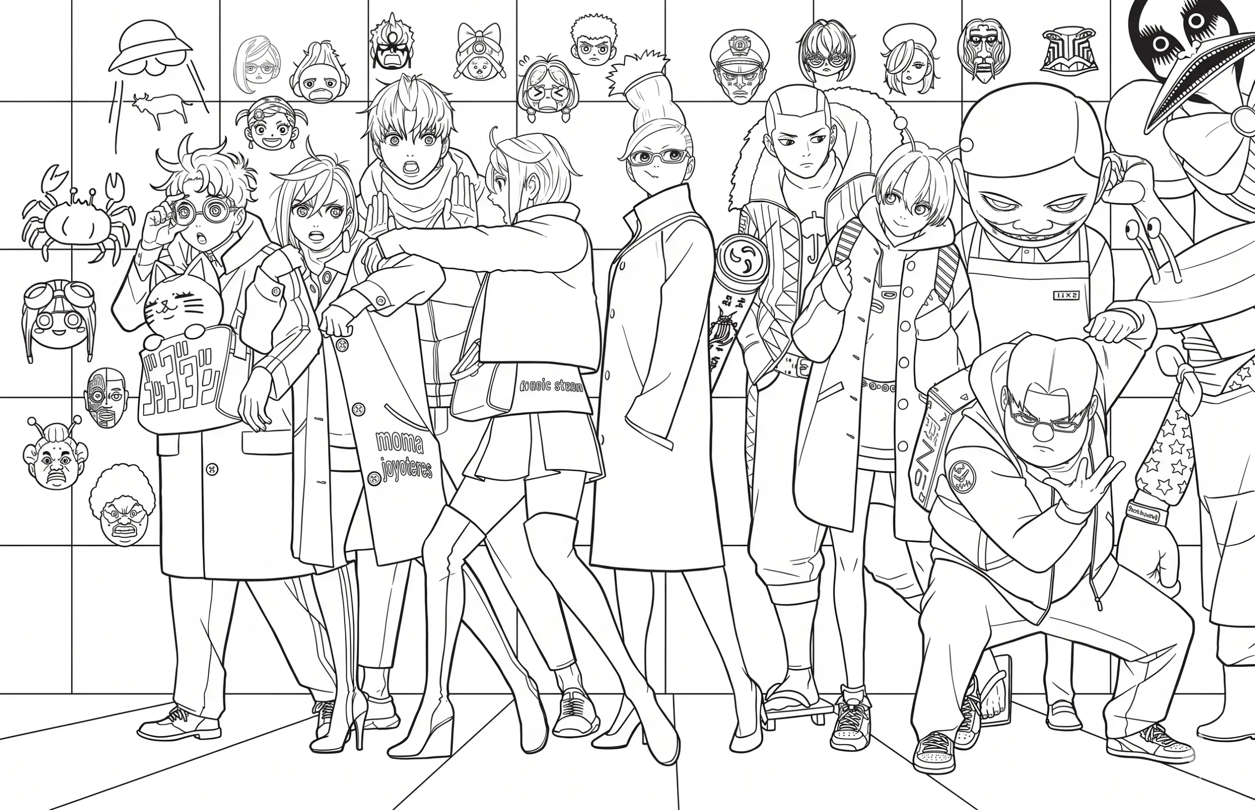 Dandadan Kleurplaat 23