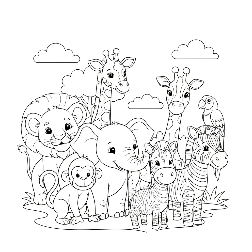 Dierenleven Week Kleurplaat 6