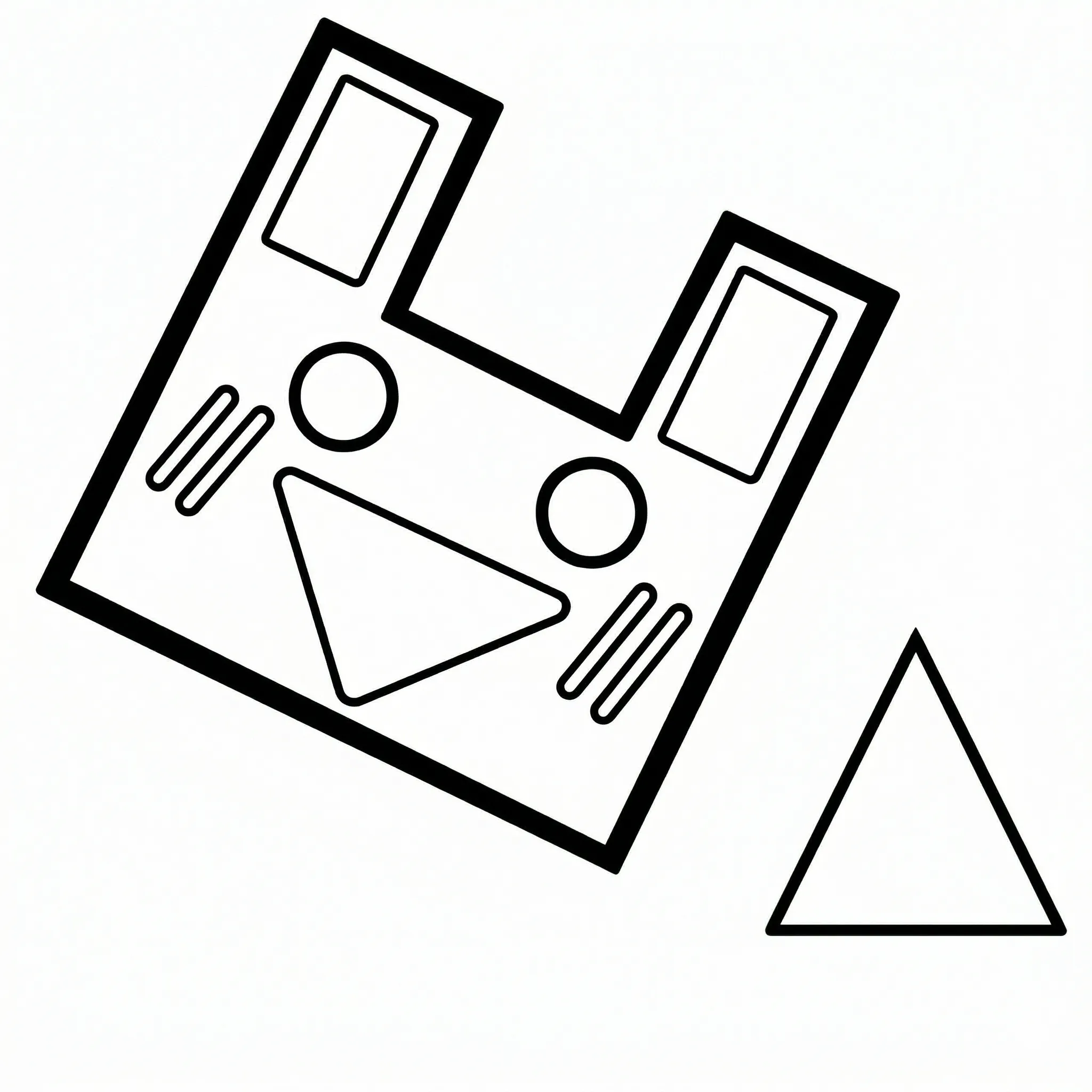 Geometry Dash Kleurplaat 3