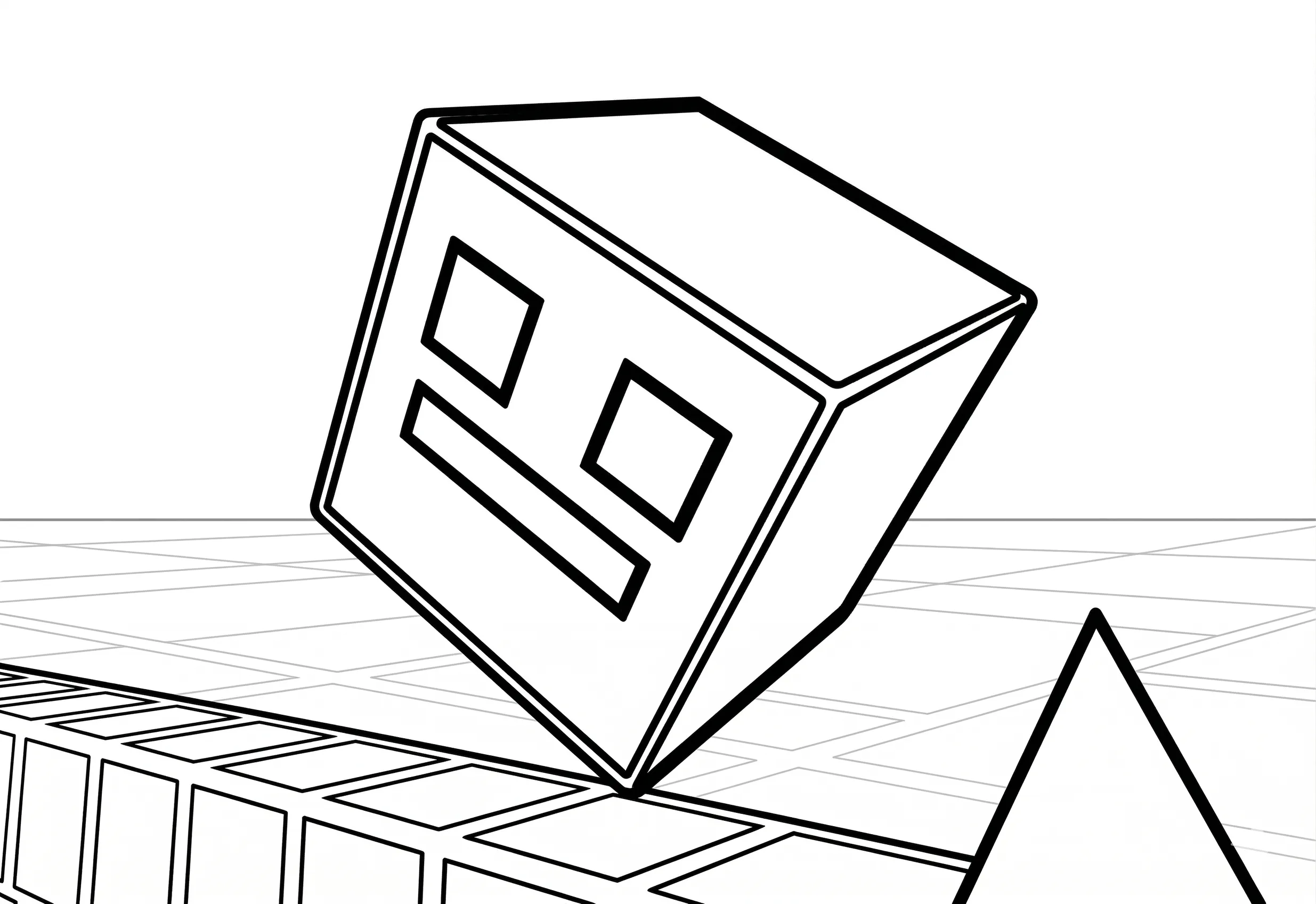 Geometry Dash Kleurplaat 6