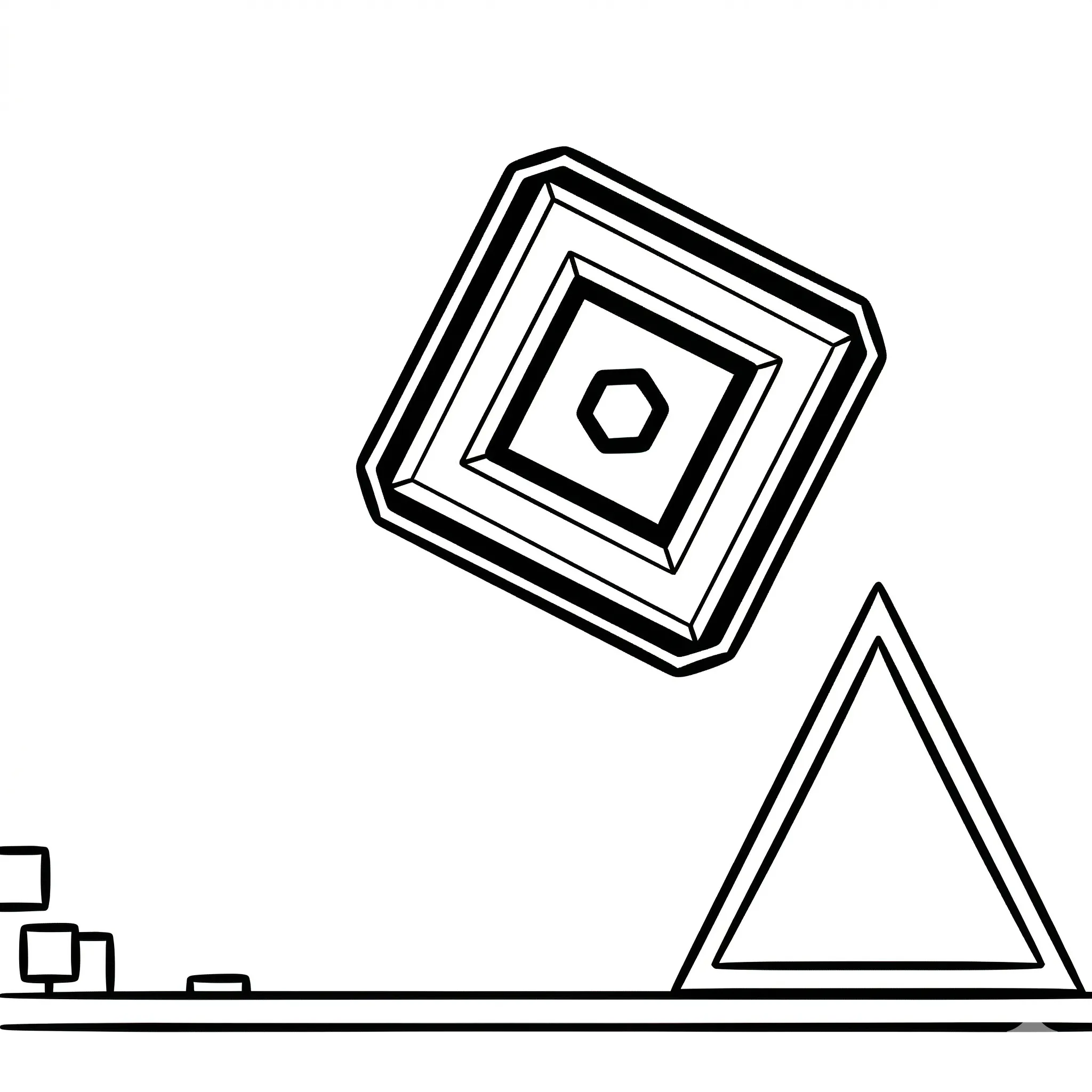 Geometry Dash Kleurplaat 8