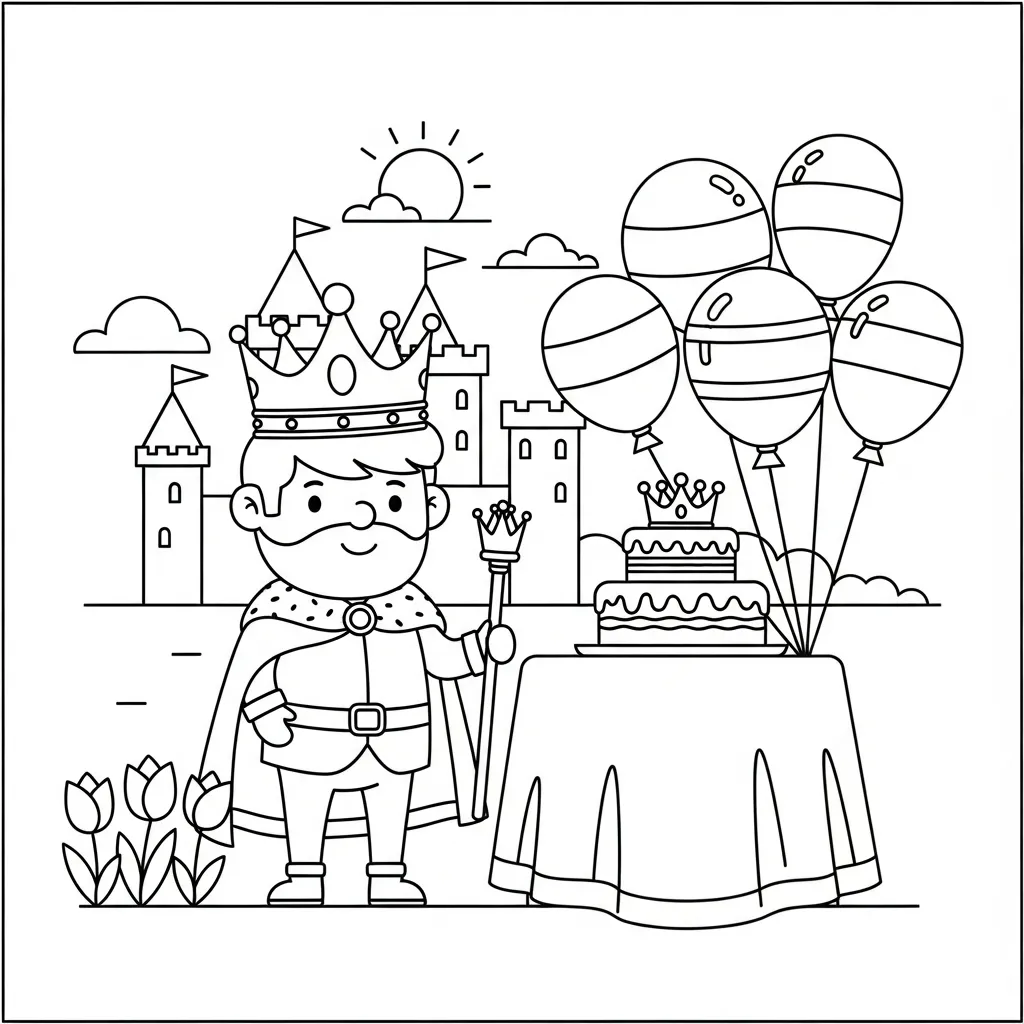 Koningsdag Kleurplaat 9