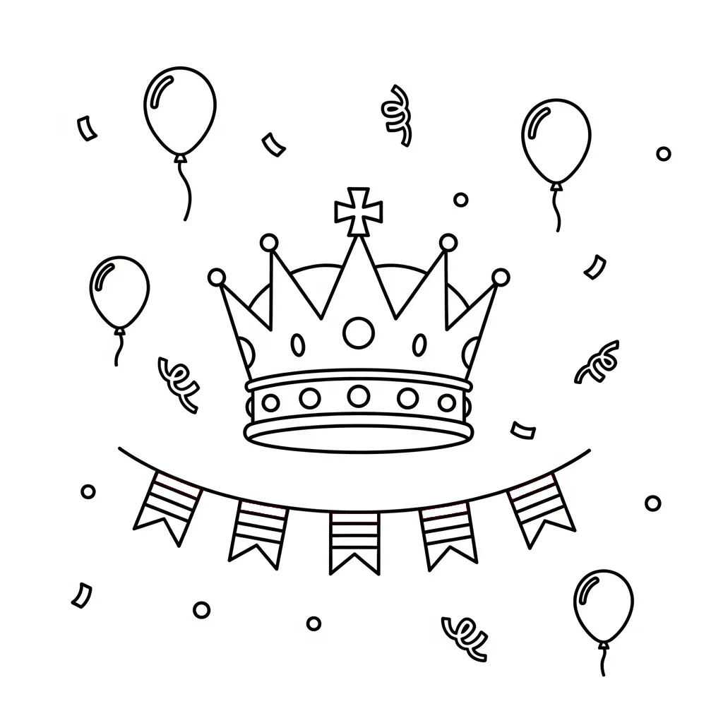 Koningsdag Kleurplaat 10