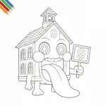 La Esok Sikola Kleurplaat thumbnail