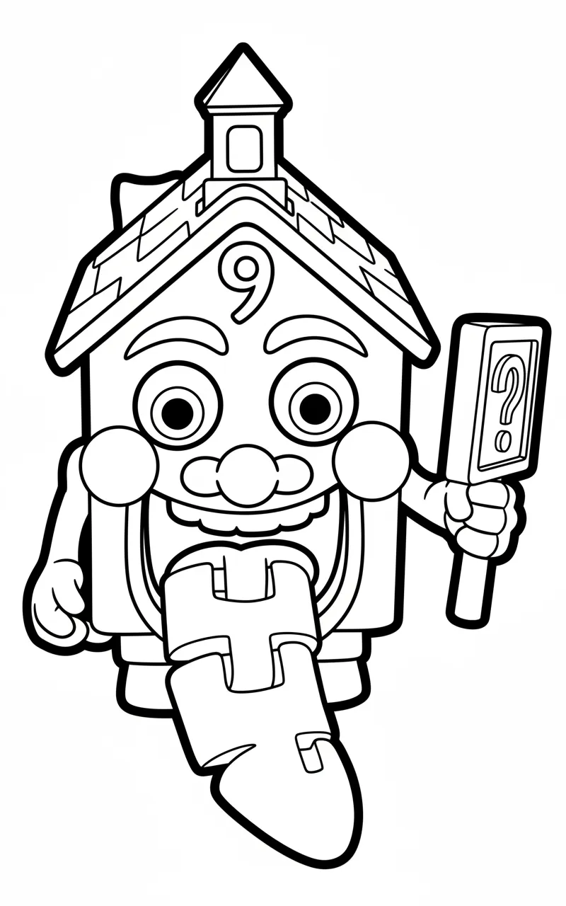 La Esok Sikola Kleurplaat