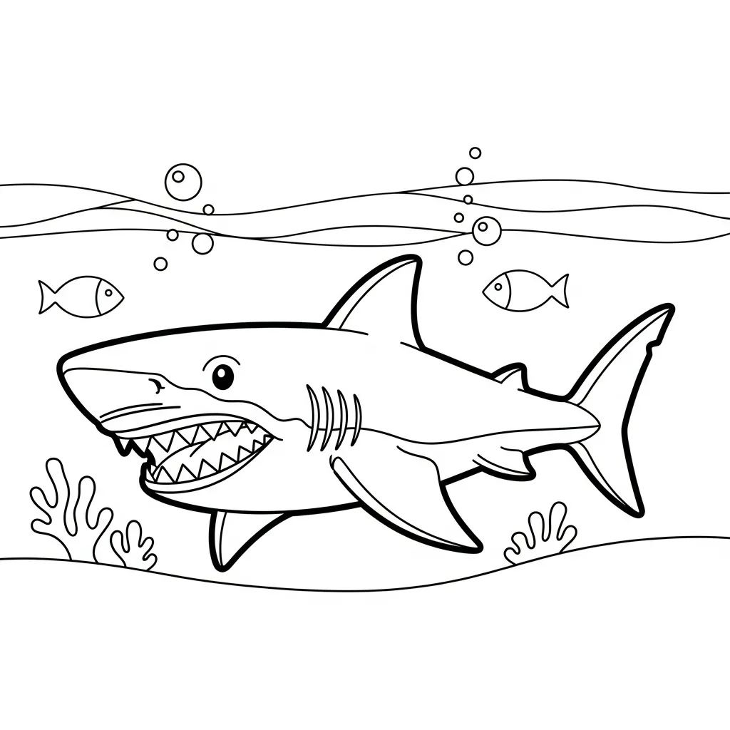 Megalodon Kleurplaat 16 Megalodon Kleurplaat 8