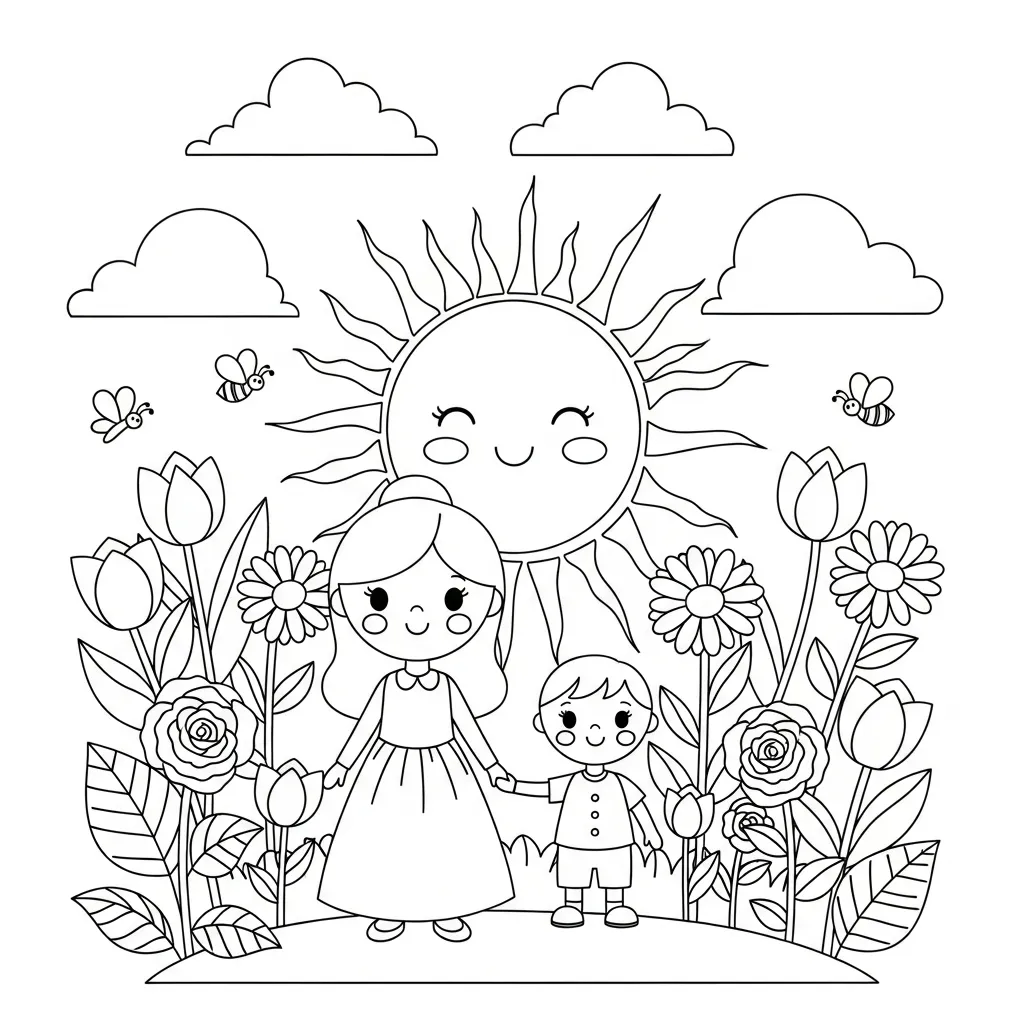 Moederdag Kleurplaat 9